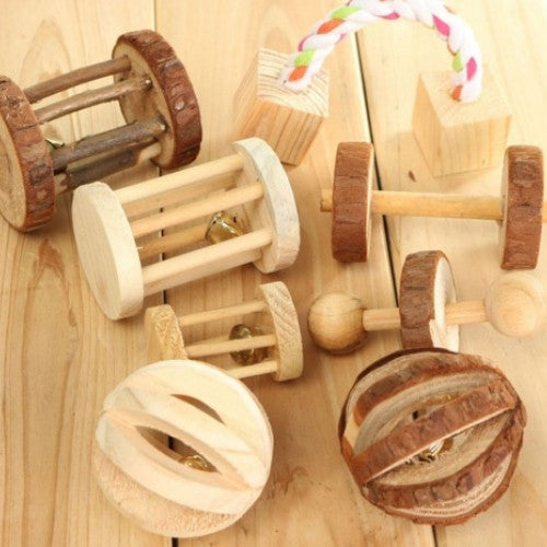 Wooden Chew Toys for Hamsters/ Rabbits