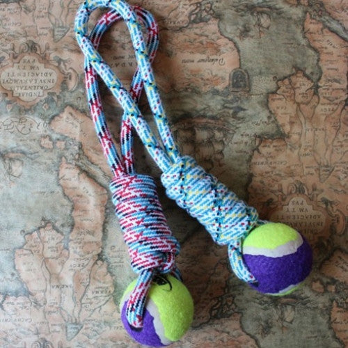 Rubber Resistance Rope Tug Ball Pet Chew Toy