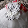 Flower Lace Dress Pet Clothes