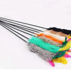 Multi-color Feather Teaser Wand Pet Toy